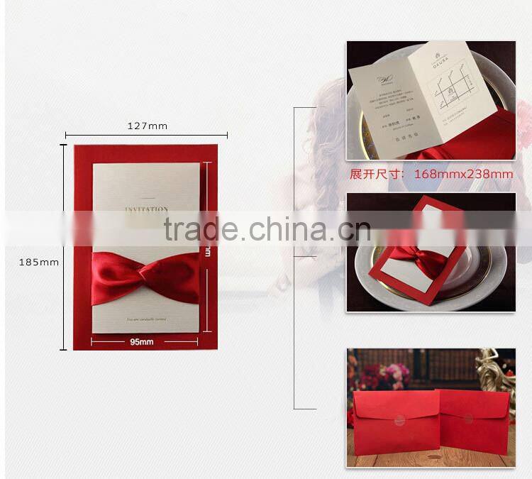 Unique wedding invitation red wedding invitations cards