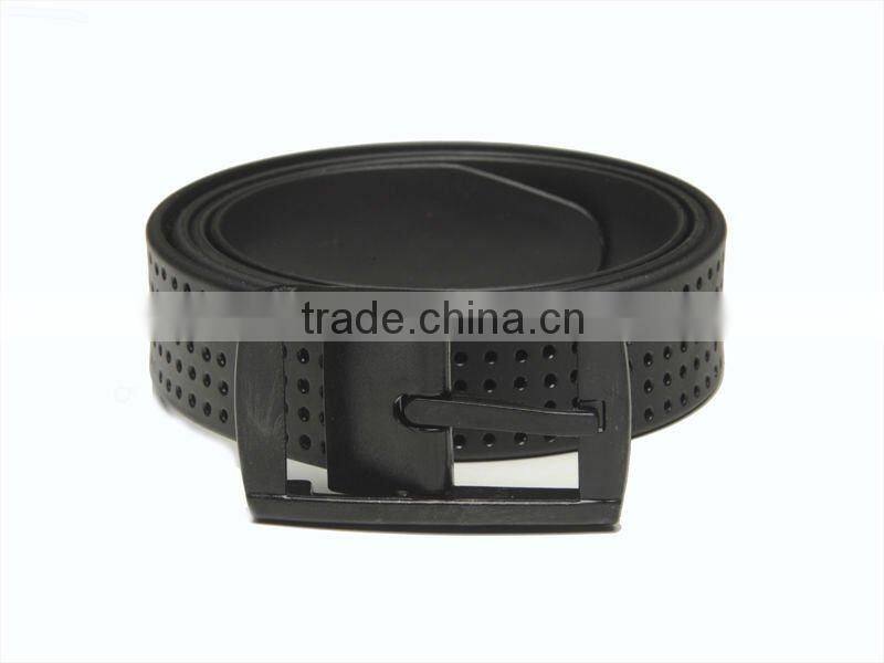 fashion colorful silicone rubber belt