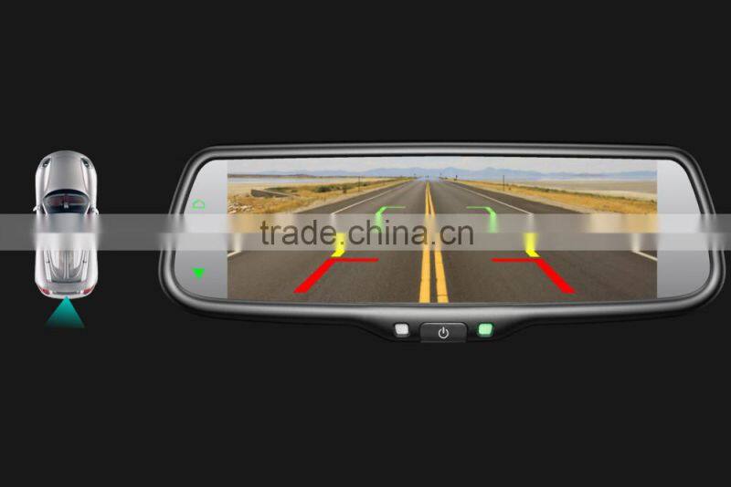 wholesale full screen rear view mirror with mirror link and car reversing camera