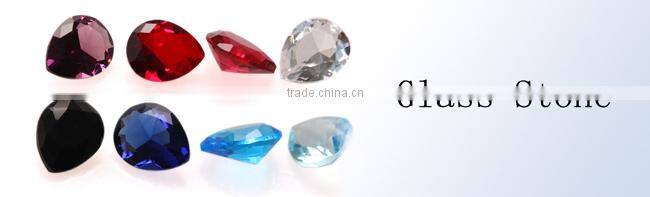 semiprecious stone lab created flat bottom glass stone loose cabochon