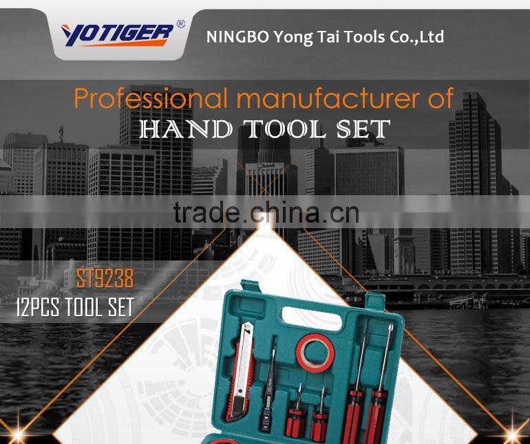 Untiliry Knife testing pen 7'' combination pliers 8'' adjustable wrench 8oz claw hammer