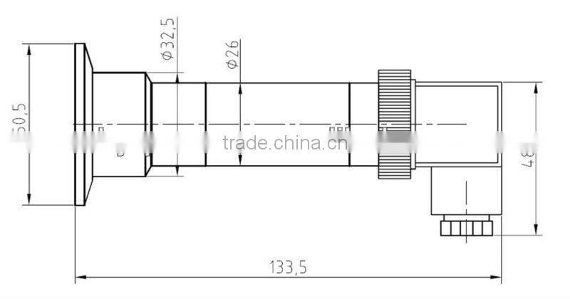 clamp mounting flush diaphragm pressure transmitter for food machinery