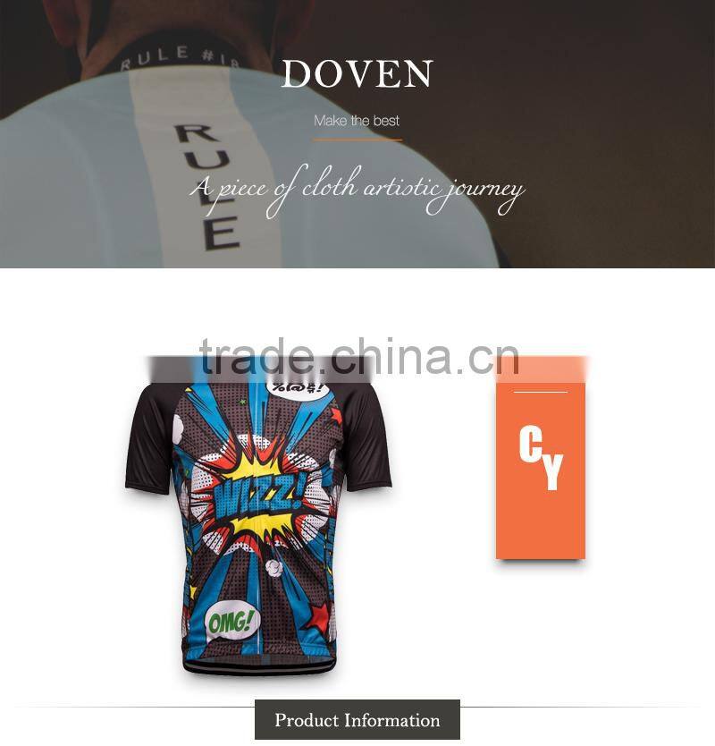 wholesale custom O neck with zipper wool cycling jersey