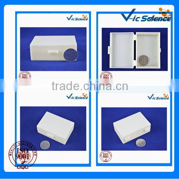 10 Pcs plastic microscope prepared slide box for biology