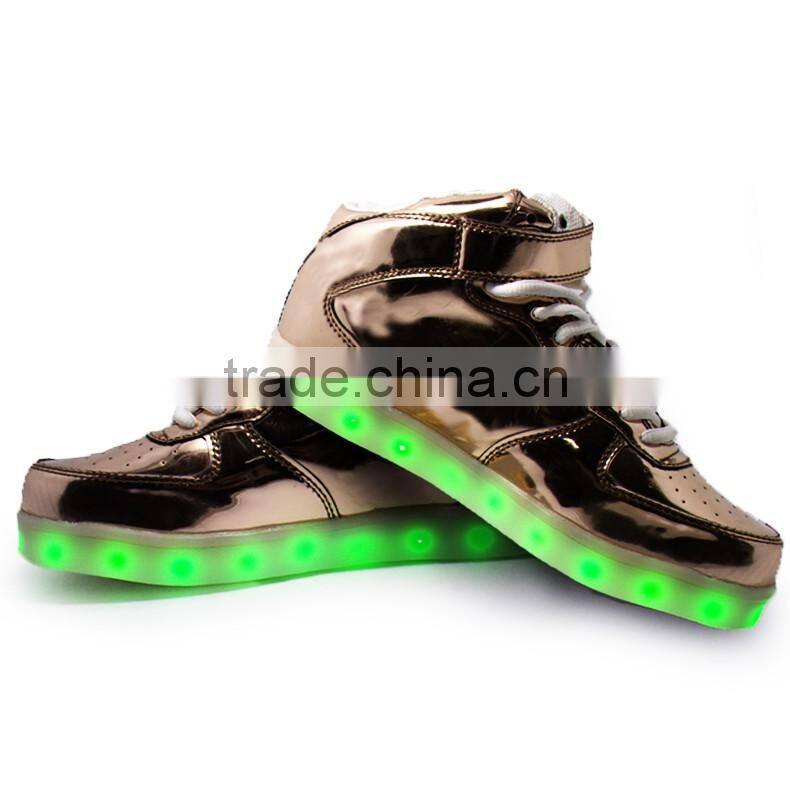 Fashion led lights for shoes light up led sneakers for men
