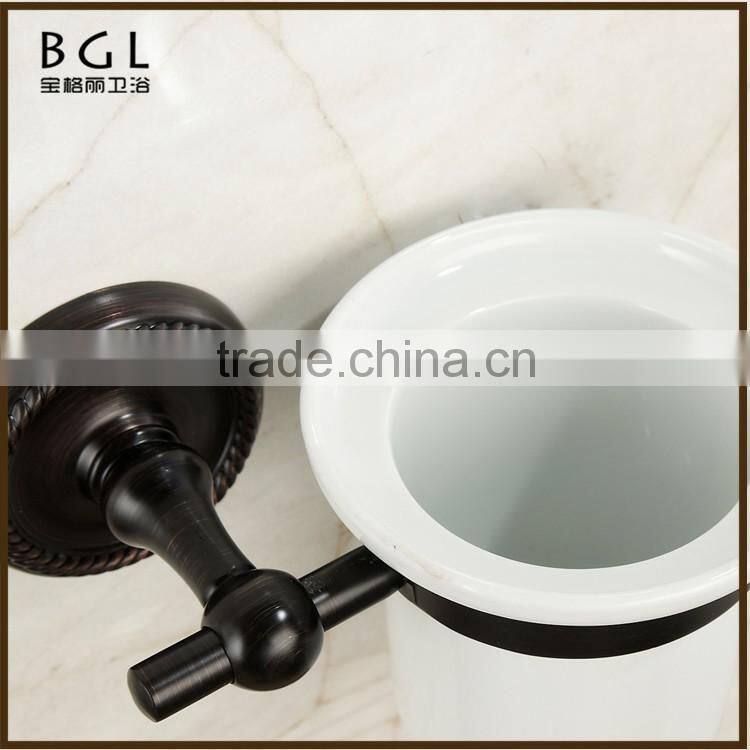 16050 American style wholesale high quality toilet brush holder zinc alloy bathroom accessories set