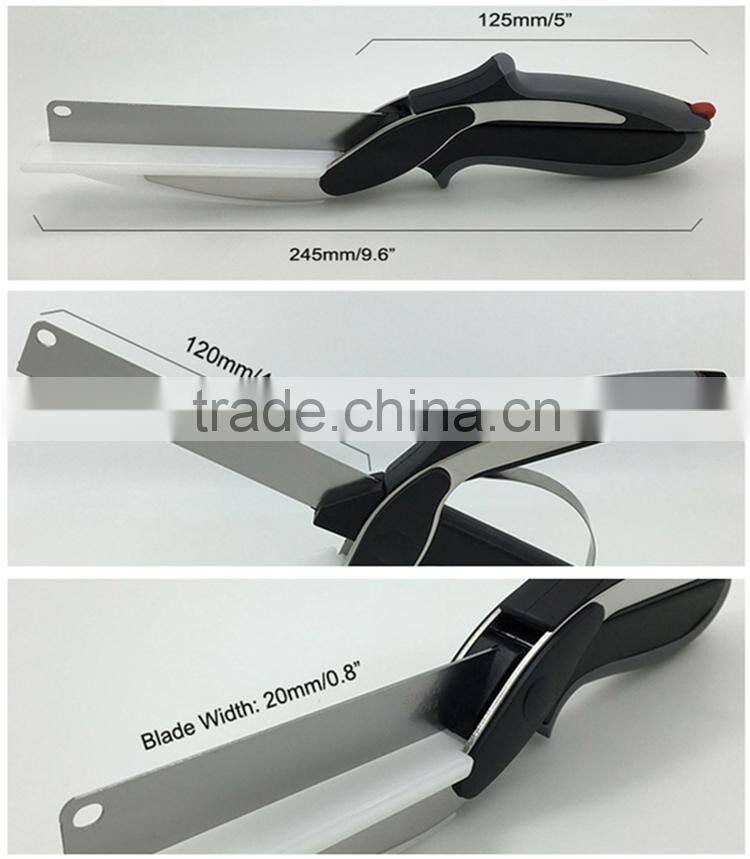 Clever new design unique creative smart vegetable fruit cutter 2 in 1