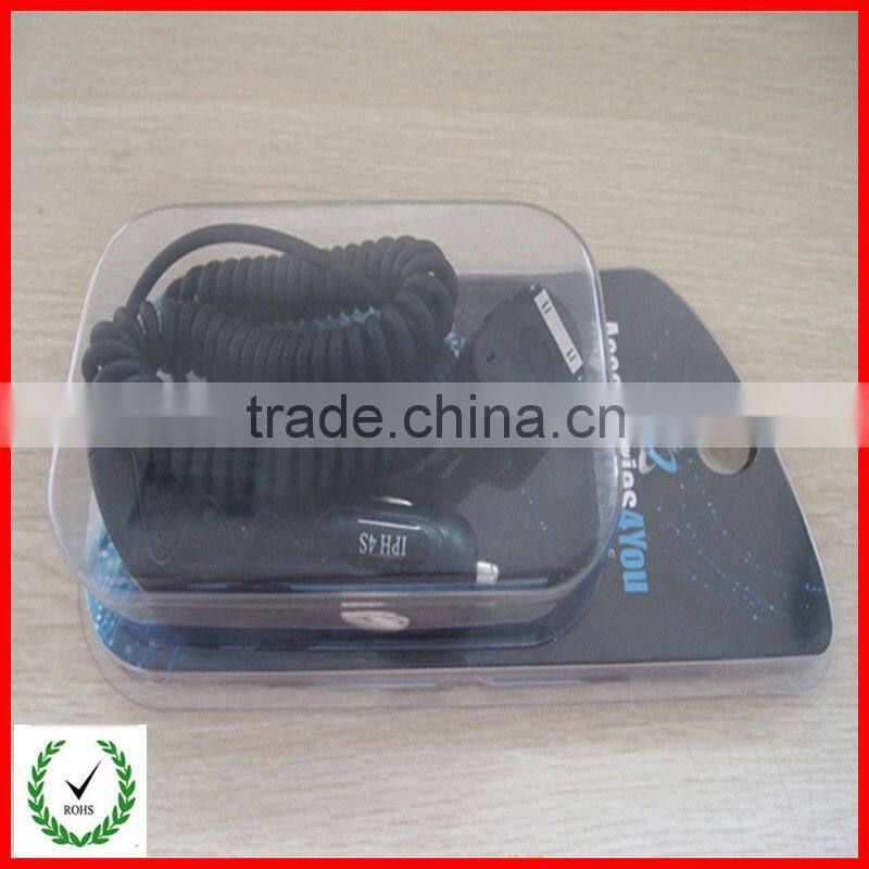 2015 New Style! PS plastic blister insert with flocking for wine package