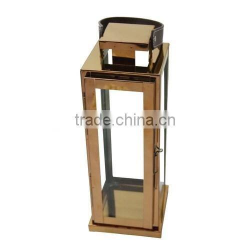 Pormotion and pretty Stainless steel lanterns for wedding decoration