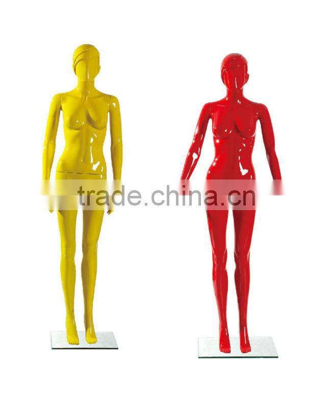 unbelievable smoothy colourful glossy plastic mannequin attacting your eyes