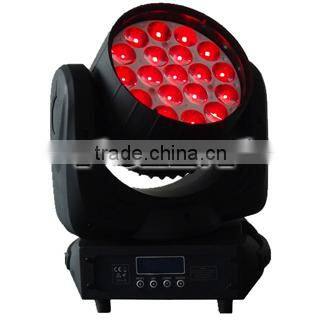 19 x 10w moving head light led zoom wash moving head