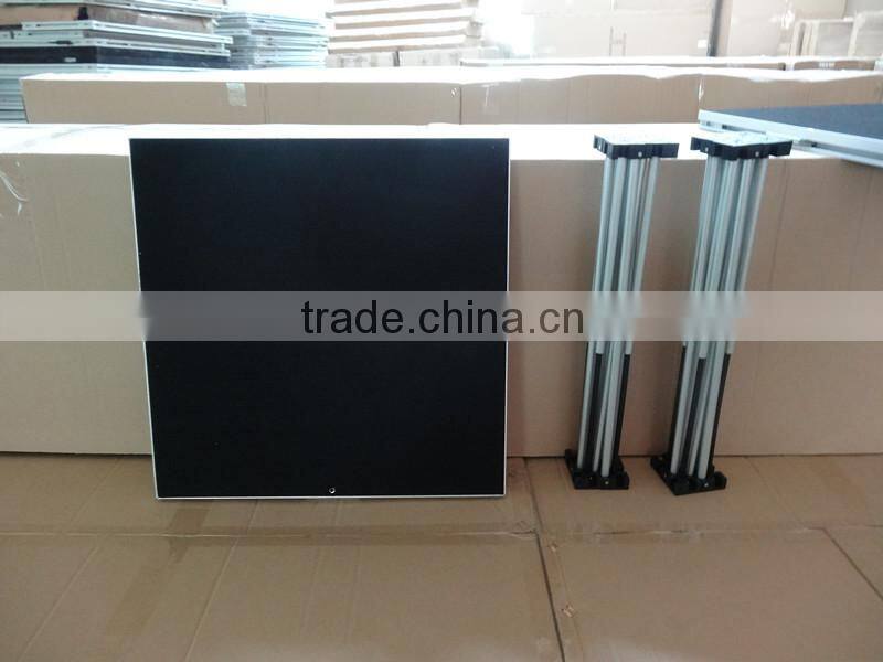 Manufacturer Price! Portable Stage Color Black Or Grey Wedding Stage Backdrop Decoration