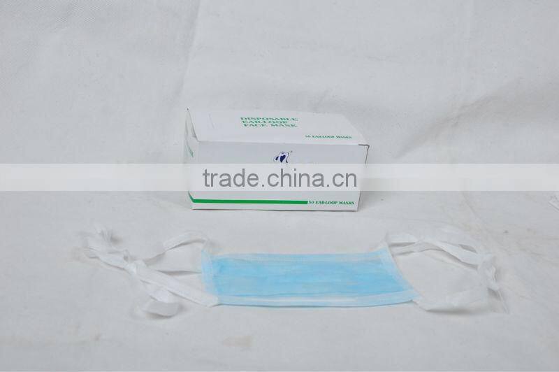 non wowen with tie dust-proof face mask