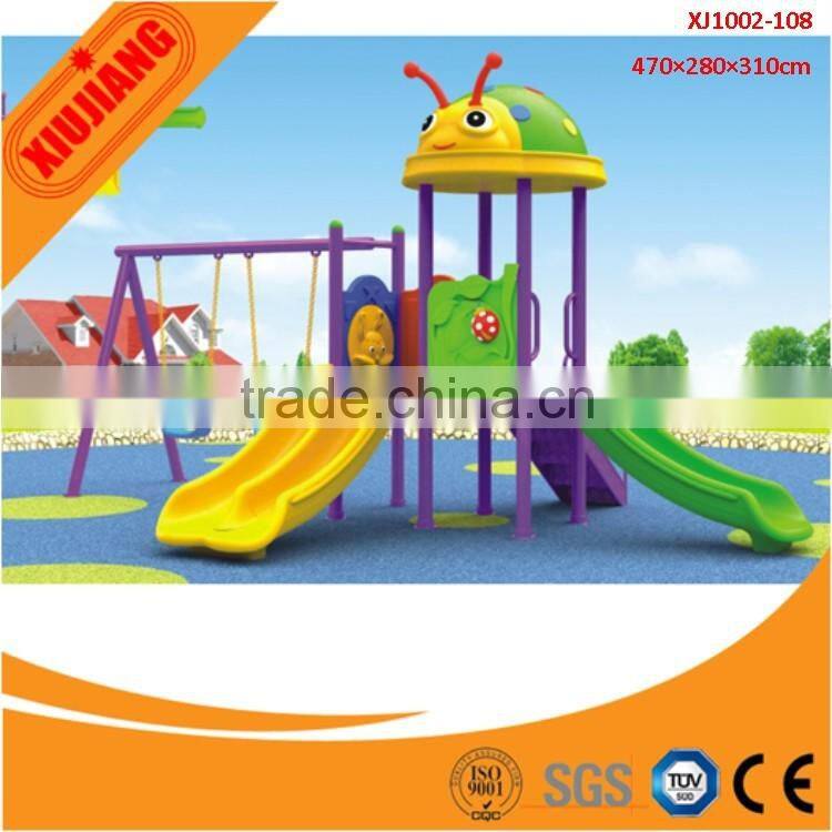 Kids Plastic Outdoor Playground Slide Children Soft Play Center