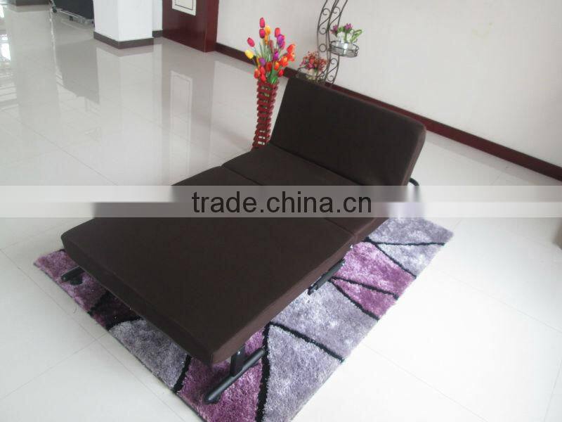 metal folding bed with cushion