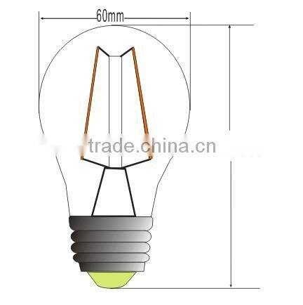 360 degree e27 12 volt led filament bulbs 2700k 3000k