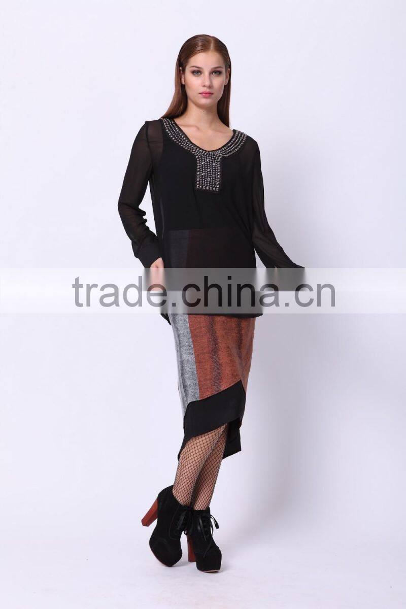 2016 PRETTY STEPS winter collections elegant ladies longsleeve dress beautiful lady fashion dress