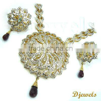 Diamond Necklace Sets, Diamond Jewelry, Bridal Necklace Sets