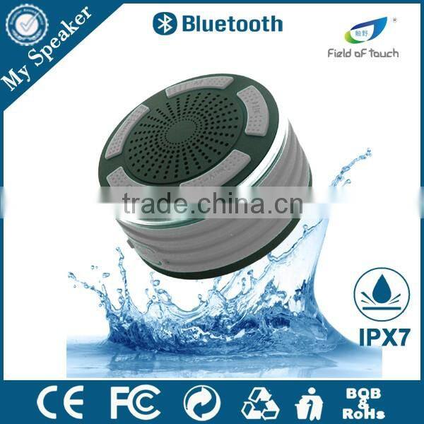 2016 active speaker waterproof bluetooth speaker wireless shower speaker