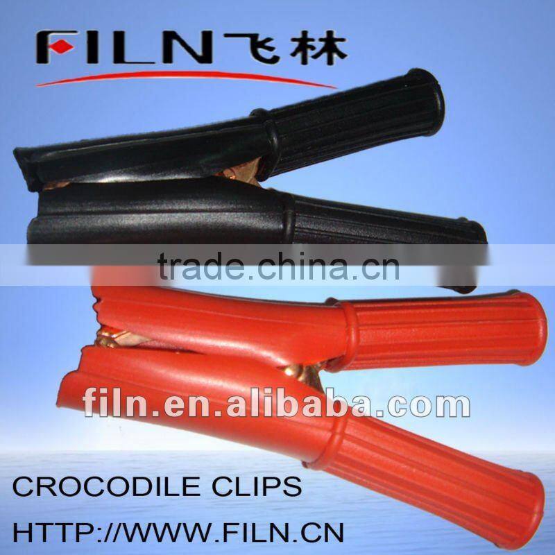 75mm complete insulated battery crocodile clamp