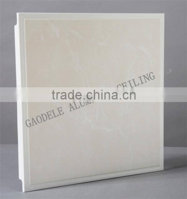 Aluminum Ceiling Tiled Bathroom with Stone Pattern