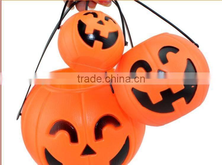 Hot sale Halloween mask Halloween pumpkin bucket lighted Halloween bucket