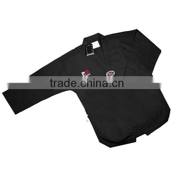 Best Quality Fashion Style Black Custom taekwondo suit