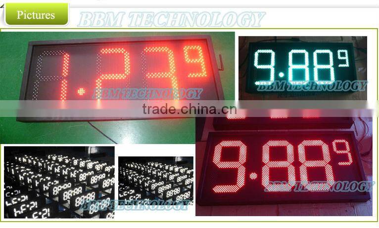 small size oil station price sign