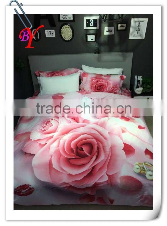 100% Cotton 3D Reactive Printed Bedding Sets