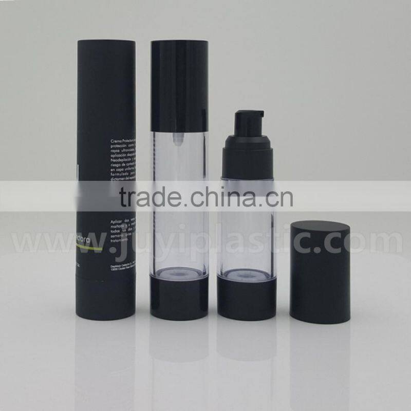 Hot sale product cosmetic vacuum bottle plastic 200ml bottle good quality cosmetic packaging