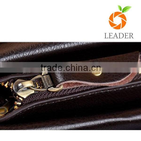Multifunction latest design man shoulder bag leather
