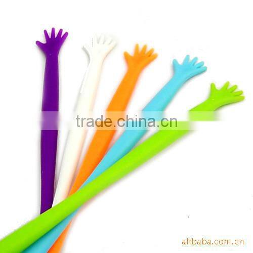 2015 New Design finger silicone puddler,silicone Stirring stick,coffee stir stick