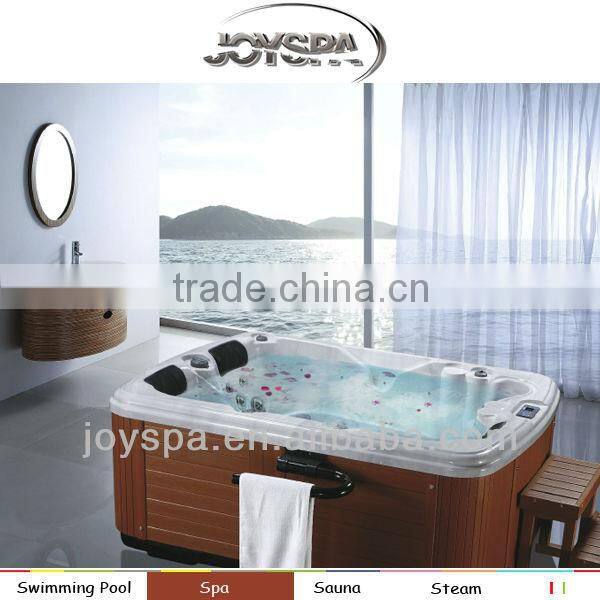 JY8013 two person massage outdoor spa/ massage hot tub outdoor spa pool sexy massge spa/ outdoor whirlpool spa