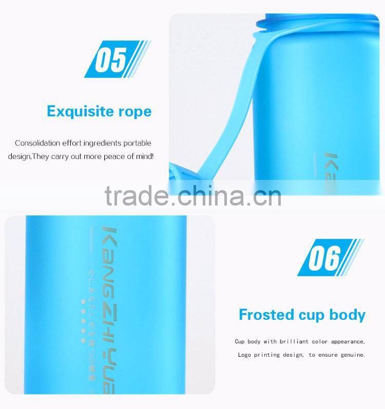 650ml Plastic Drinking Cup Self Cooling Sports Water Bottle with Lid