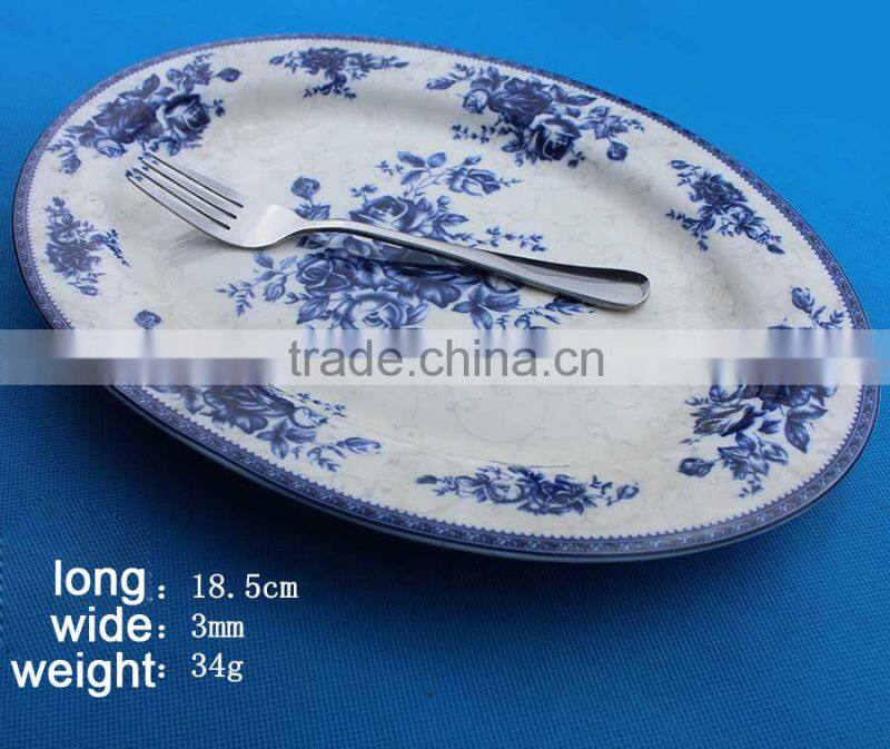 High Quality Stainless Steel Cutlery Dinner Meal Salad Fruit Cake Dessert Fork Tableware Set S65