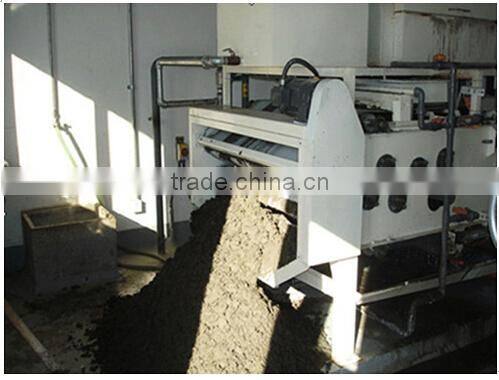 PLC control belt filter press dewatering for chemical wastewater treatment