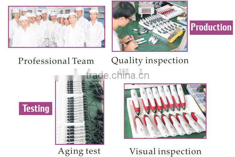 Newest high quality auto electric micro needle dermapen with 3mm needle head