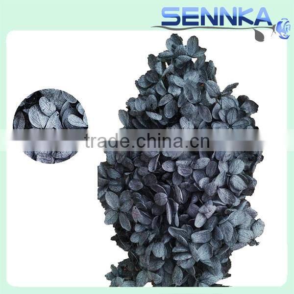 real natural purple color hydrangea preserved for flower arrangement