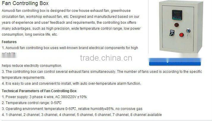 ventilation system control box