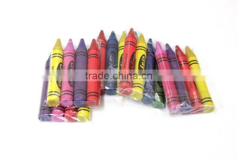 wholesale mini 4 colour wax crayon black set