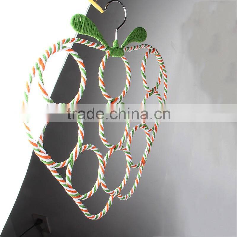 2016 NEW Style Apple-shaped circle made of paper 9 scarves scarf hanger racks for women scarf holder