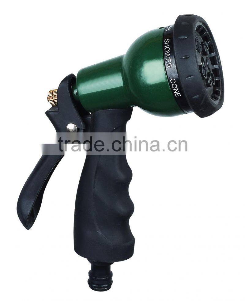 8 Pattern Adjustable Car Garden Washing Hose Water Spray Gun Sprinkler Nozzle