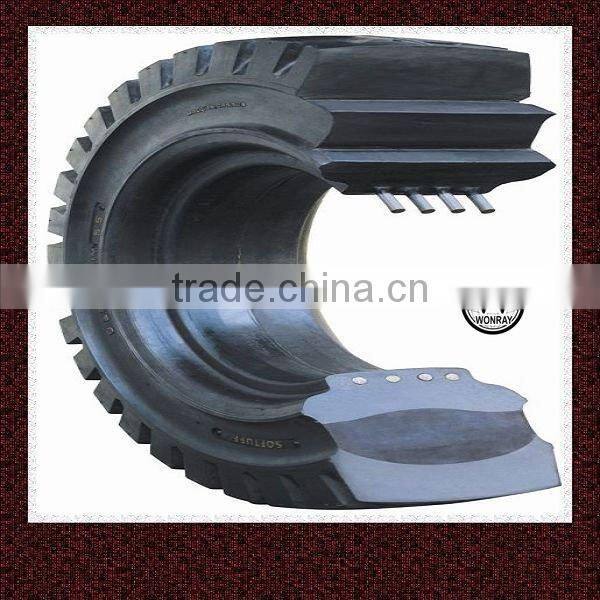 Top Seller White 4.00x8 Non Marking Solid Tires With Good Price