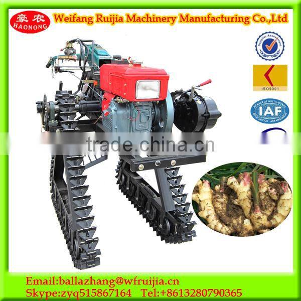 2016new design farm machinery diesel engine tractor drive potato /Ginger /onion harvester