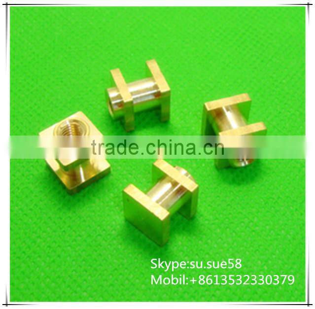 Fatory supplier brass kunrled inserts nuts