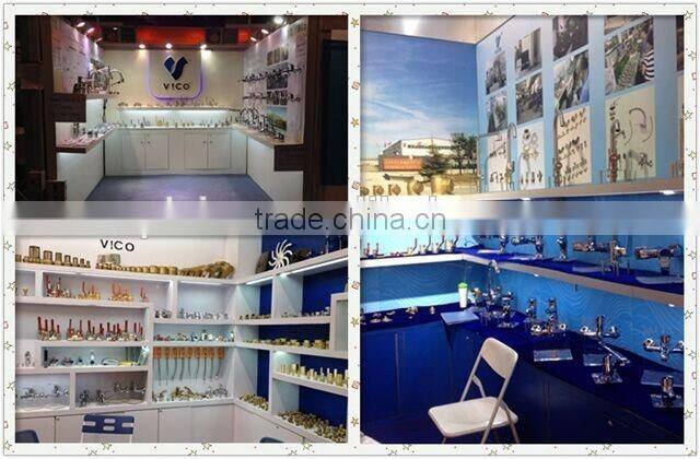 7/8" Q235 Handle Brass Gas Valve With Copper Tube