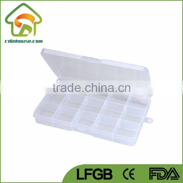 7 Grids Plastic Divided Storage Container