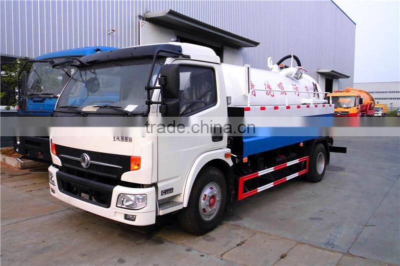 Good quality 5cbm 4X2 sewage vacuum sewer cleaning truck