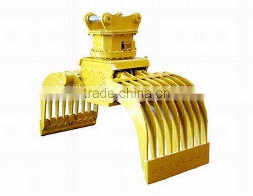 excavator hydraulic swing demolition and sorting grab of Excavator attachments