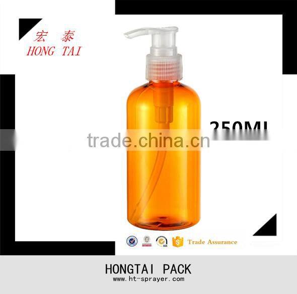 250ml new products plastic pet bottle lotion pump plastic bottle